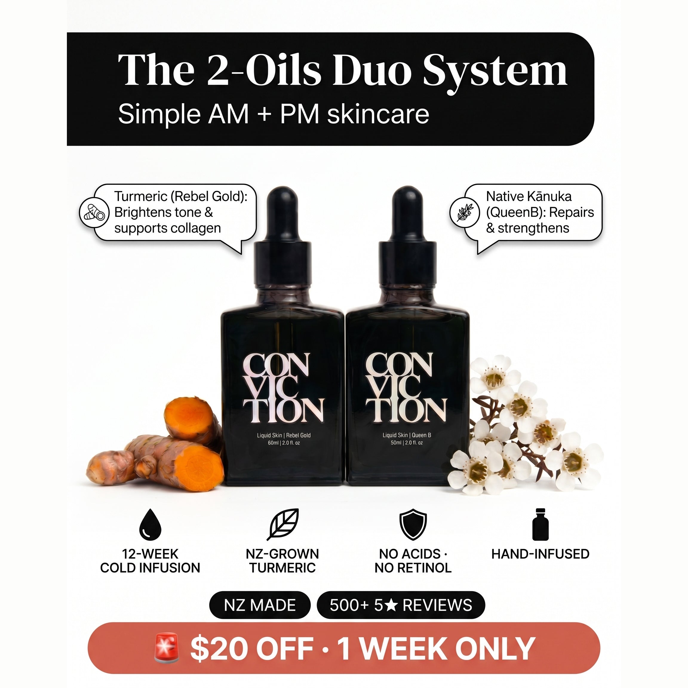 $20 OFF the 2-Oils Duo